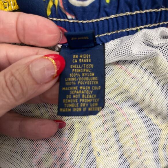 Polo Ralph Lauren large men’s floral hibiscus swim trunks shorts - Picture 6 of 10